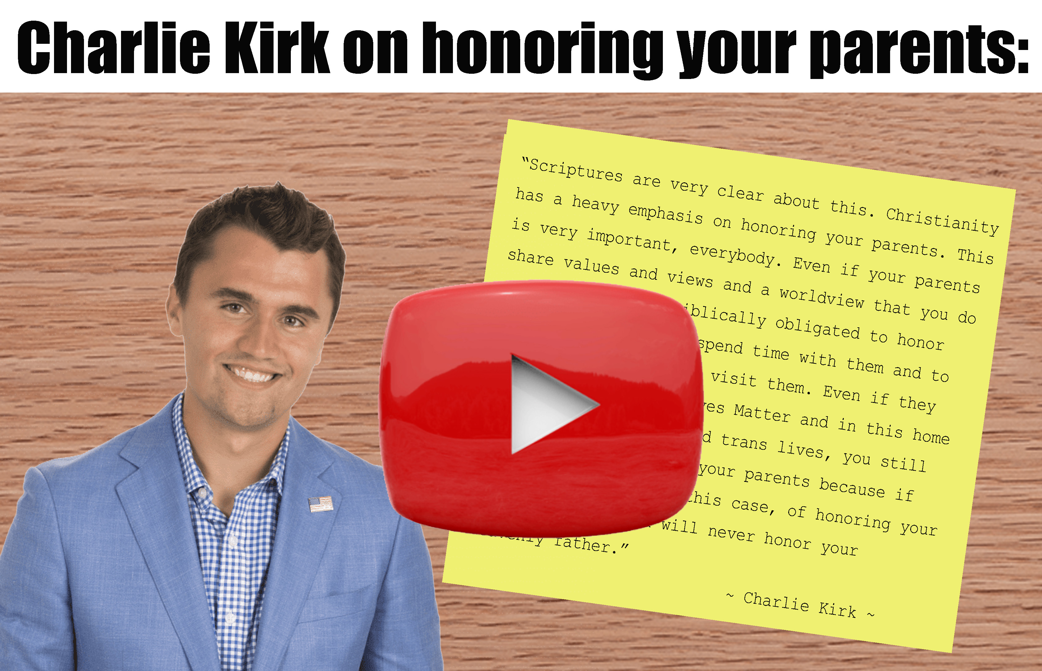 A message from Charlie